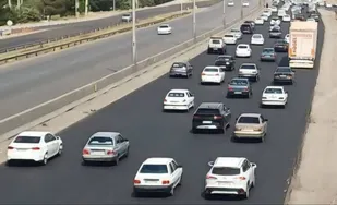 ترافیک سنگین در محورهای مواصلاتی قزوین/ اوج سفرهای تاسوعا به سمت شمال کشور