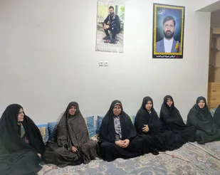 تجدید عهد بسیجیان با آرمان شهدا در دیدار با خانواده شهید جواد کریم&zwnj;کشته