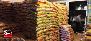 کشف ۷۰ تن برنج هندی و مواد غذایی احتکارشده در خرم&zwnj;آباد