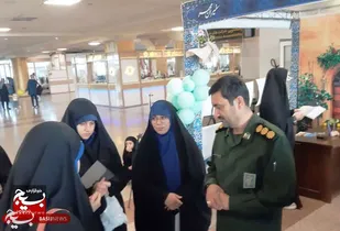 غرفه سفیران &laquo;عفاف و حجاب&raquo; فرودگاه هاشمی نژاد مشهد + (فیلم و عکس)