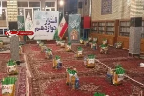 توزیع بسته‌های معیشتی بین خانواده‌های نیازمند در خوی