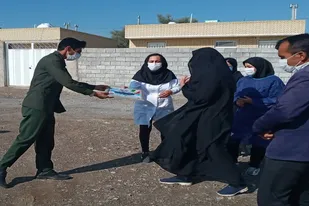 تجلیل ازمدافعان سلامت، مراکز درمانی بخش حنا در بختگان