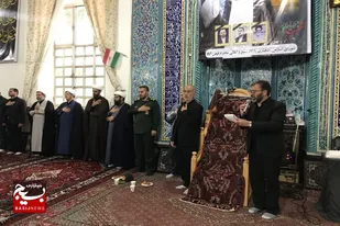 مراسم سوگواری شهید آیت الله رئیسی در روستای فیض&zwnj;آباد برگزار شد