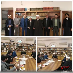 دیدار مدیر کل نوسازی مدارس لرستان با آیت الله لنکرانی