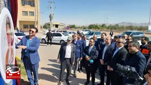 رونمایی از نامگذاری بلوار رهبر شهید آیت&zwnj;الله خامنه&zwnj;ای در مجتمع فولاد قاینات