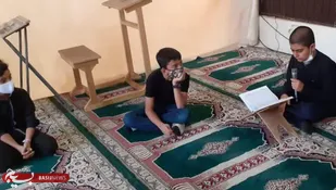 مراسم عزاداری سالار شهیدان در پایگاه بسیج محمد رسول الله(ص) خوانسار
