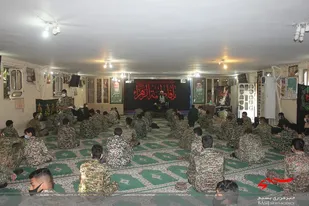 مراسم عزاداری شهادت حضرت فاطمه زهرا(س)در سپاه شهرستان بوشهر