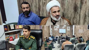 هماهنگی برنامه&zwnj;های هفته دفاع مقدس در ناحیه مقاومت بسیج امام حسین(ع) اهواز