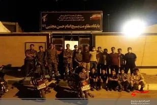 گشت رضویون بسیج در شهرستان سرخه برگزار شد