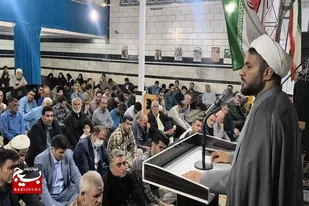 برگزاری اولین سالگرد شهادت شهیدان خدمت در مسجد امام رضا(ع) اسدآباد
