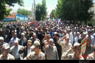 حضور پرشور مردم اسدآباد در راهپیمایی روز قدس