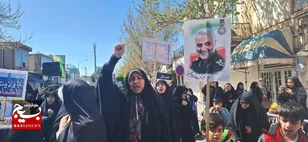 شکوه حضور مردم ولایتمدار شهرستان کاشمر در راهپیمایی روز جهانی قدس