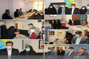 نمایشگاه کتاب کودک و نوجوانان گلگشت سرخه افتتاح شد