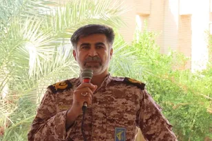 آئین غبارروبی مزار شهدا با حضور سردار کشاورز برگزار شد