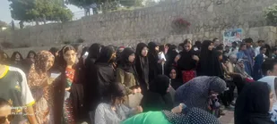 قدم&zwnj;های بانشاط در چابهار؛ حضور بانوان بسیجی در همایش پیاده&zwnj;روی خانوادگی