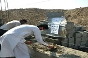 ساخت یک خانه محروم توسط گروه جهادی شهید نادرمیرکازهی در خاش