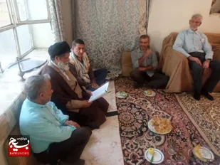 دیدار با خانواده معظم روحانی شهید جلالی