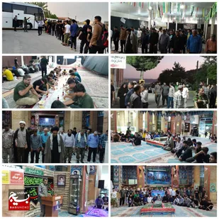 بازدید بسیجیان بهبهان از مناطق عملیاتی غرب کشور