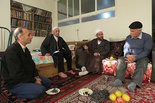 دیدار با پدر شهید &laquo;محمدصادق عاملی&raquo;