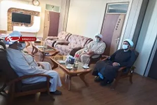 نشست مشورتی مسئول سازمان بسیج طلاب سپاه سلمان با مدیرکل تبلیغات اسلامی استان