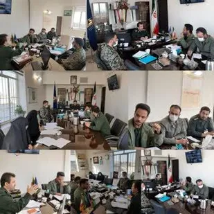نشست فراخوان گردان های کوثر و آموزش آمادگی دفاعی در ناحیه پیشوا