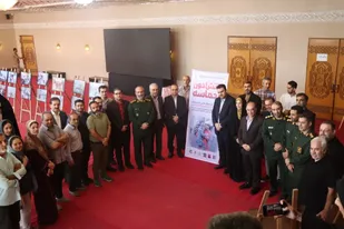 نمایشگاه عکس &laquo;از آتش و خون تا حماسه&raquo; در گرگان برپا شد