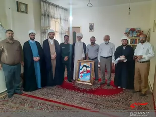 دیدار از خانواده شهدای روحانی در شوشتر