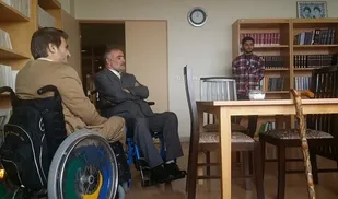 امامزاده .... ویلچر ..... دانشگاه