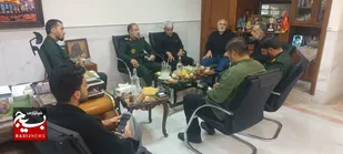 دیدار مسئولین قرارگاه مردمی اربعین قم در سپاه استان قم صورت گرفت