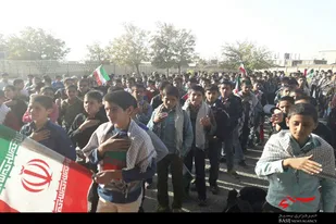صبحگاه مشترک مدارس جوکار به مناسبت هفته بسیج دانش&zwnj;آموزی
