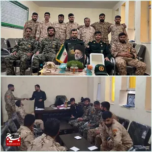آغاز سال جدید در فضای همبستگی و صمیمیت درکنار سربازان شهرستان دزپارت