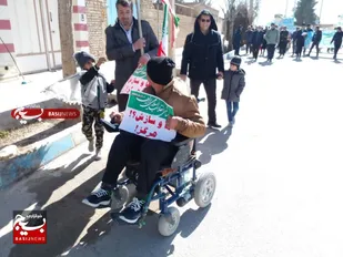 راهپیمایی اهالی روستای پوده شهرستان دهاقان به مناسبت 22 بهمن