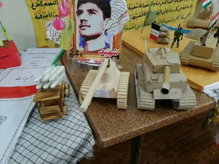 برگزاری نمایشگاه صنایع دستی دانش آموزان در  لردگان