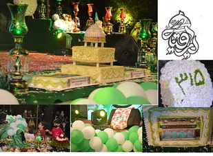 جشن بزرگ ولادت حضرت رقیه(س) در مسجد جامع حضرت رقیه (س) کیانشهر