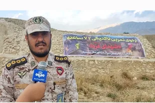 اردوی تاکتیکی گردان ۱۱۶ امام حسین(ع) شهرستان دشتستان برگزار شد