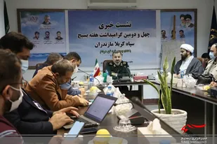 نشست خبری گرامیداشت چهل و دومین سالگرد هفته بسیج با فرمانده سپاه کربلا