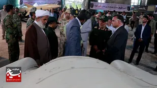 افتتاح نمایشگاه "فتح قله ها" با حضور فرمانده سپاه انصار الرضا(ع) در بیرجند