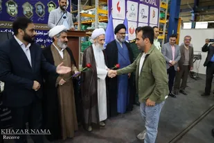 مراسم تجلیل از کارگران نمونه و بسیجی و یادبود شهدای کارگر مازندران