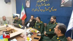 برگزاری آیین تکریم و معارفه مسئول سازمان بسیج دانش آموزی استان البرز