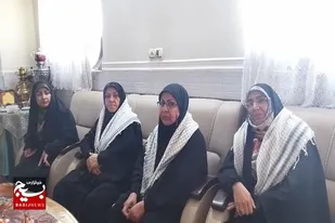 دیدار از بانوی جهادگر مداح به مناسبت هفته بسیج&nbsp;