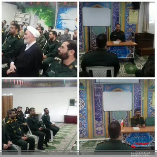 تکریم و معارفه جانشین فرماندهی ناحیه مقاومت امام رضا(ع) فردیس برگزار شد