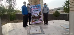 غبارروبی قبور مطهر شهدا / برگزاری نشست بصیرتی توسط بسیجیان حوزه عشایری ثارالله خاتم