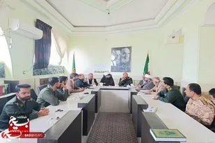 دیدار فرمانده سپاه شهرستانی سراوان  با امام جمعه سراوان