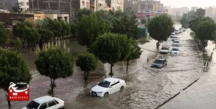 تلاش شهرداری اهواز برای رفع آبگرفتگی&zwnj;ها