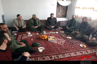 دیدار جانشین فرمانده سپاه استان همدان با خانواده شهید &laquo;رمضانی&raquo;