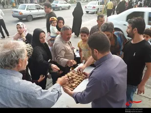 برپایی ایستگاه صلواتی در شهرکرد