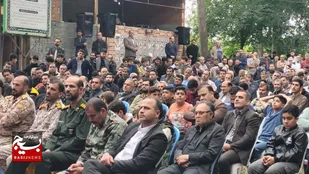 مراسم نهمین سالگرد شهید سید رضا طاهر و شهدای خان طومان در روستای هریکنده