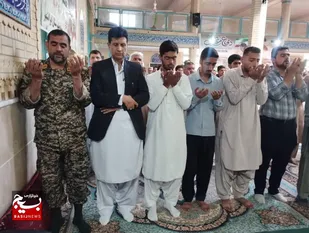 برپایی نماز وحدت به مناسبت هفته دفاع مقدس در ایرانشهر&nbsp;