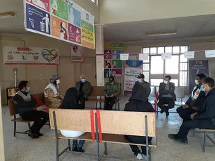 برگزاری جلسه قرارگاه سلامت در روستای چشمه گل