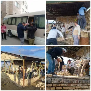 خدمت&zwnj;رسانی دانشجویان جهادگر قرارگاه عهد خدمت قزوین در ایام نوروز
